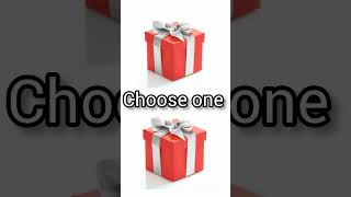 choose one gift box for shorts view youtubeshorts subscribe memes 100 gift shorts fyp [upl. by Delanty870]