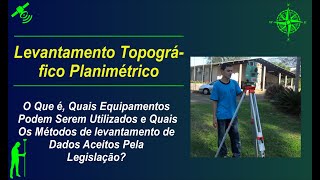 Levantamento topográfico planimétrico [upl. by Fisch]