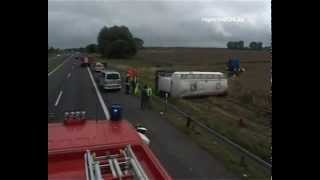 Lkw Unfall auf BAB 10 bei As Falkensee  Havelland [upl. by Adihsar]