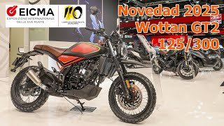 Wottan Rebbe Scrambler 125400  Novedades 2025  Salón EICMA de Milán 24 [upl. by Blood644]