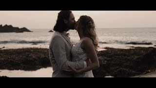 Briony amp Olly  Wedding Videography at Tunnels Beaches North Devon [upl. by Surtemed]