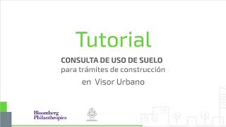 Tutorial para obtener una consulta de uso de suelo en Visor Urbano [upl. by Aran]