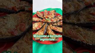 Melanzane a barchetta vegetariane ricette perte melanzane [upl. by Wardle873]