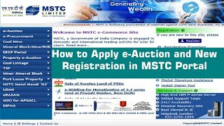 MSTC BIDDER GUIDE  REGISTRATION AND BIDDING PROCESS IN ENGLISH Latest 2024  7089286535 [upl. by Nnylyahs]