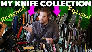 Piles of Knives My Knife Collection Overview and Review [upl. by Mikkel]