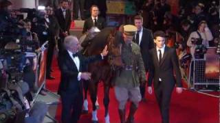 War Horse Royal Premiere Footage 1  ScreenSlam [upl. by Nrek]