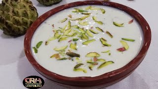 Sitafal Basundi  Diwali Special Custard Apple Rabdi By Dastarkhwan Recipe Hub [upl. by Pappano848]