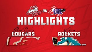 Prince George Cougars at Kelowna Rockets 102  WHL Highlights 202425 [upl. by Beller]