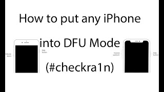 How To Enter DFU Mode on an iPhoneiPod Touch [upl. by Orpah]