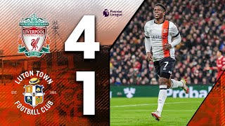 Liverpool 41 Luton  Premier League Highlights [upl. by Petit]