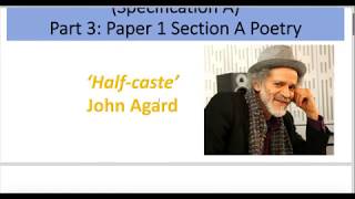 Analysis of Halfcaste by John Agard [upl. by Joell]