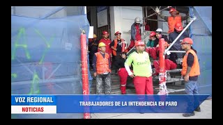 PARO TRABAJADORES INTENDENCIA [upl. by Drofxer]