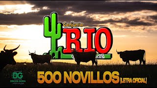 Conjunto Rio Grande500 Novillos Letra Oficial [upl. by Llered]