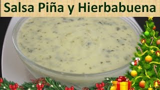 Receta De Salsa Para Acompañar Pollo o Carne  Salsa de Piña y Hierbabuena [upl. by Leiba524]