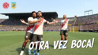 FECHA 14 LPF 🇦🇷  BOCA JRS vs RIVER PLATE  PS4  FIFA 22 [upl. by Kinnard]