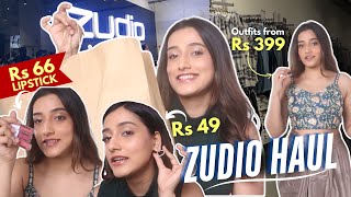 ZUDIO HAUL Tops amp Indian Wear starting at ₹49😳🤯 Aashi Adani [upl. by Ilak337]