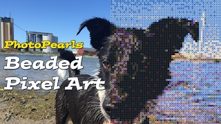 PhotoPearls  Create Your Own Beaded Pixel Art [upl. by Ahsirpac186]