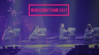 Words Dont Come Easy  MAMAMOO Sub Español Live [upl. by Etessil441]