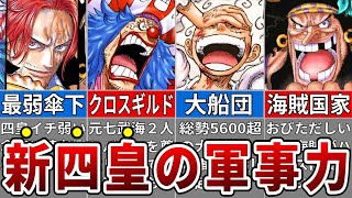 新世界を支配する四皇の軍事力全貌※ネタバレ注意【ONE PIECE】 [upl. by Harat317]