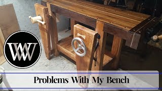 Hand Tool Woodworking Bench  What I Did Wrong and Learned wood by wright Workbench [upl. by Tiler]