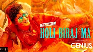 Holi Biraj ma song lyrics jubin notiyal song red maind19 [upl. by Relda240]