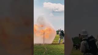 Water shielding technique fire firefighter viral shorts [upl. by Elma]