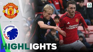 Man United vs Copenhagen  Highlights  UEFA Youth League 24102023 [upl. by Saffier]