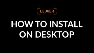 How to Install Ledger Live on Desktop beginners guide [upl. by Eibob]