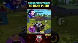 🔥THE SECRET CHARACTER SKILL COMBO FOR BR RANK GRANDMASTER PUSH🔥l shorts freefire  PRI GAMING [upl. by Anrahs931]