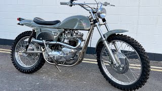 Rickman Metisse Steve McQueen 650cc Desert Race Replica [upl. by Hailee]