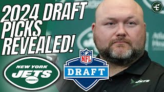 FULL NEW YORK JETS 2024 DRAFT PICKS REVEALED  2024 NFL Draft [upl. by Elleron]