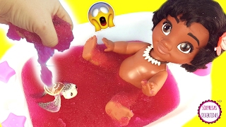 Moana Bebé Baño de GELATINA GELLI BAFF BATH [upl. by Virginie]