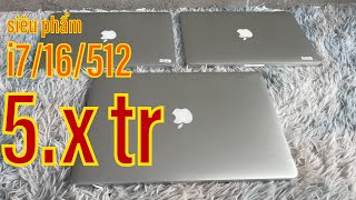 Siêu phẩm Macbook pro 2015 13 15 inch core i5 i7 cũ giá rẻ hơn 5 triệu [upl. by Kazue930]