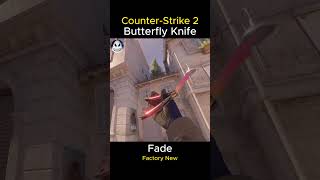 BUTTERFLY KNIFE  Fade 2024  Factory New FN  Skin ShowcaseAnimation CS2 [upl. by Yssej212]