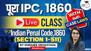 Complete IPC in One Lecture  Indian Penal Code  Section 1511  For All State Judiciary [upl. by Nicoline]