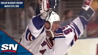 The Great One Wayne Gretzky Scores His Final NHL Goal  This Day In Hockey History [upl. by Allyn]