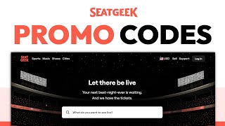 Seatgeek Promo Codes  TOP 3 COUPONS 2024 [upl. by Launame624]