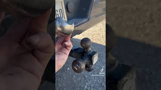 A trailer hitch hack I discovered trailerrentals trailerrepair smallbusiness [upl. by Ainesej50]