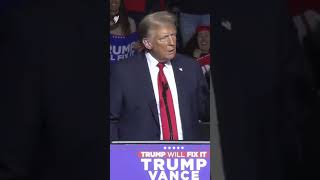 Trumps microphone moment raises eyebrows [upl. by Gerald879]