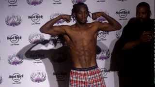 Terence Crawford vs David Rodela weigh in [upl. by Kenweigh366]