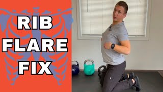 How I Fixed My Rib Flare in Just 2 Minutes [upl. by Acinot]