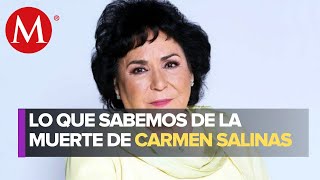 ¿De qué murió Carmen Salinas y cuál era su estado de salud [upl. by Lodi]