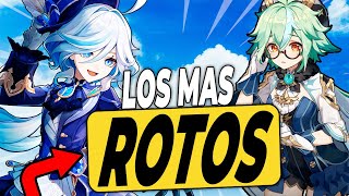 8 EQUIPOS MAS ROTOS DE Genshin Impact [upl. by Acimaj]