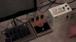 Raagini Digital Electronic Tanpura vs EHX Big Muff Pi vs EHX Flanger Hoax [upl. by Atworth27]