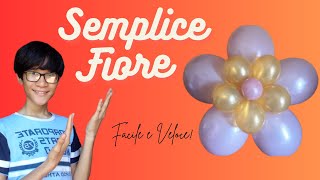 TUTORIAL FIORE DI PALLONCINI IN 5 MINUTI balloonart [upl. by O'Callaghan]