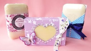 Confezioni per Saponette Fai da te  Handmade Soap Packaging [upl. by Tteve]