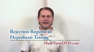 Lesson 10  Rejection Regions In Hypothesis Testing Statistics Tutor [upl. by Bishop]