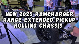 New 2025 Ram 1500 Ramcharger Rolling Chassis Walkaround  Ram Range Extended Electric Truck [upl. by Atsirtal]