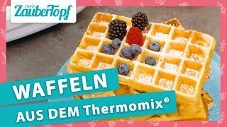 Rezept für die BESTEN Waffeln aus dem Thermomix® 😍 [upl. by Eidnalem503]