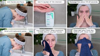 How to use CeraVe Foaming Cleanser [upl. by Three]